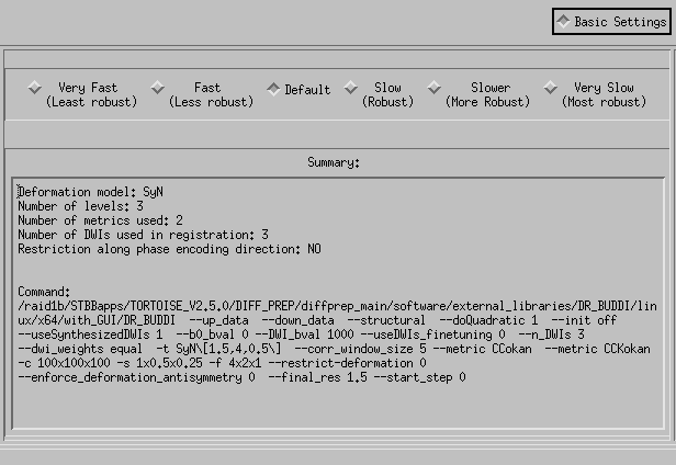 DR-BUDDI basic settings