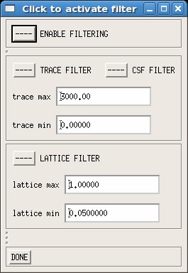 Filter ROI options